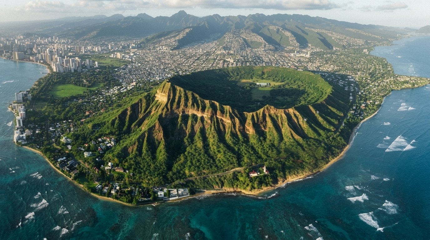欧胡岛钻石头山